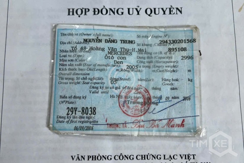 Xe Mercedes-Benz E280 Màu Đen Nội Thất Đen 2005 - TimXe.Net