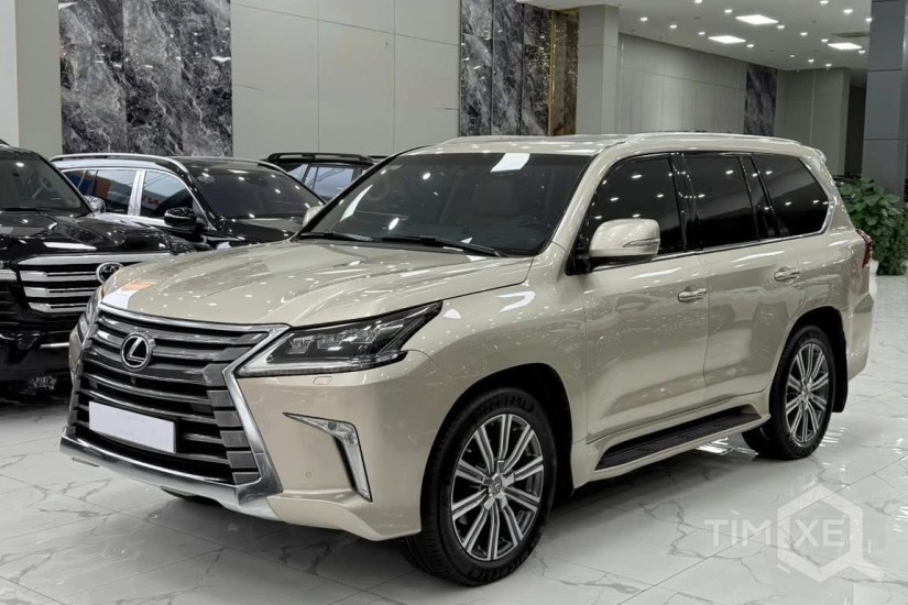 Bán Lexus LX570 sản xuất 2016 màu vàng cát. - TimXe.Net