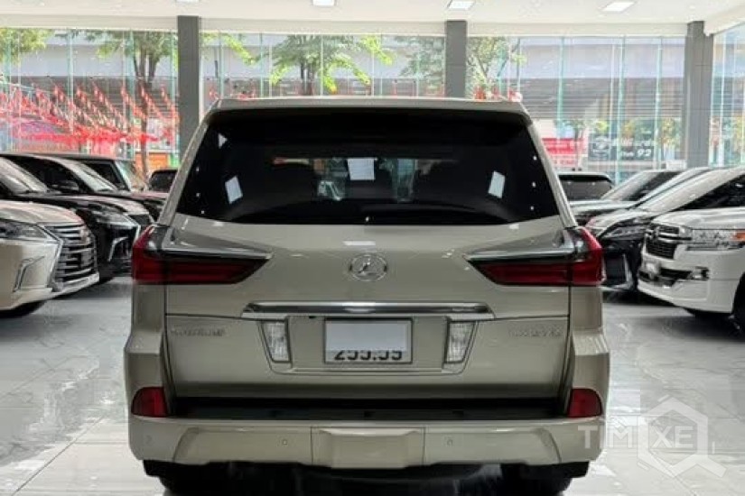 Bán Lexus LX570 sản xuất 2016, màu vàng cát cực đẹp. - TimXe.Net