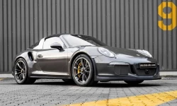 Làm quen với "con lai" Porsche 911 GT3 RS Targa của nhà độ đến từ Đức