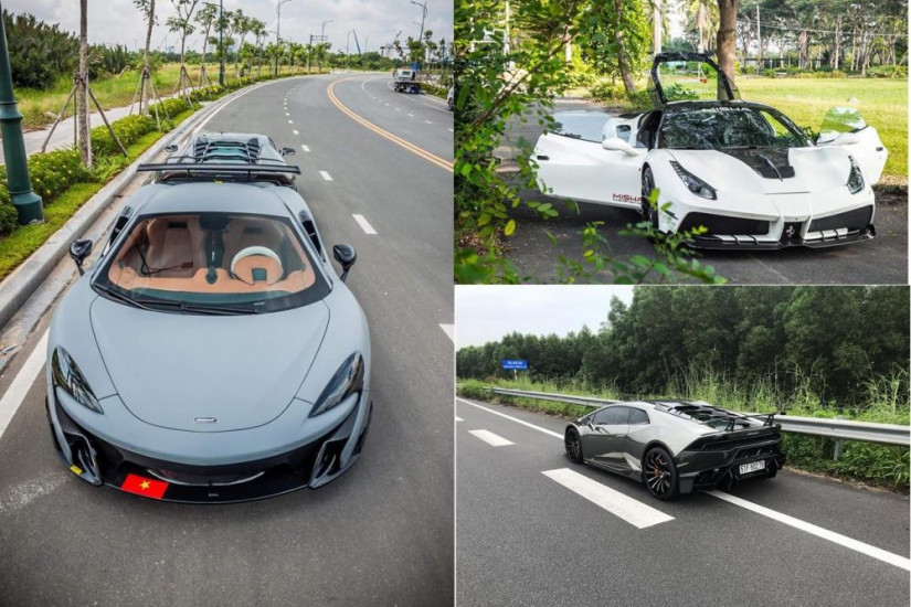 Chiêm ngưỡng bộ 3 siêu xe độ có 1 không 2 tại Việt Nam của người chơi xe Sài thành