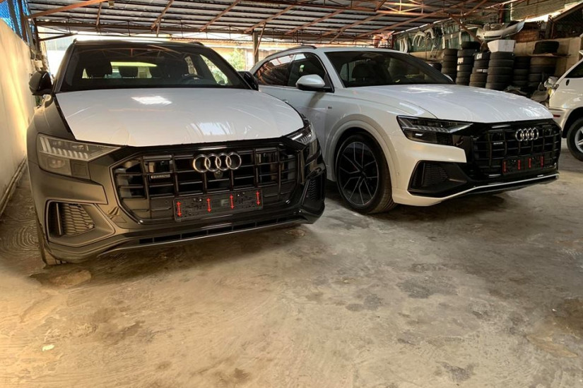 Timxe.net - SUV hạng sang Audi Q8 2019 người Việt đang chờ "dài cổ" đã có xe bày bán tại Campuchia