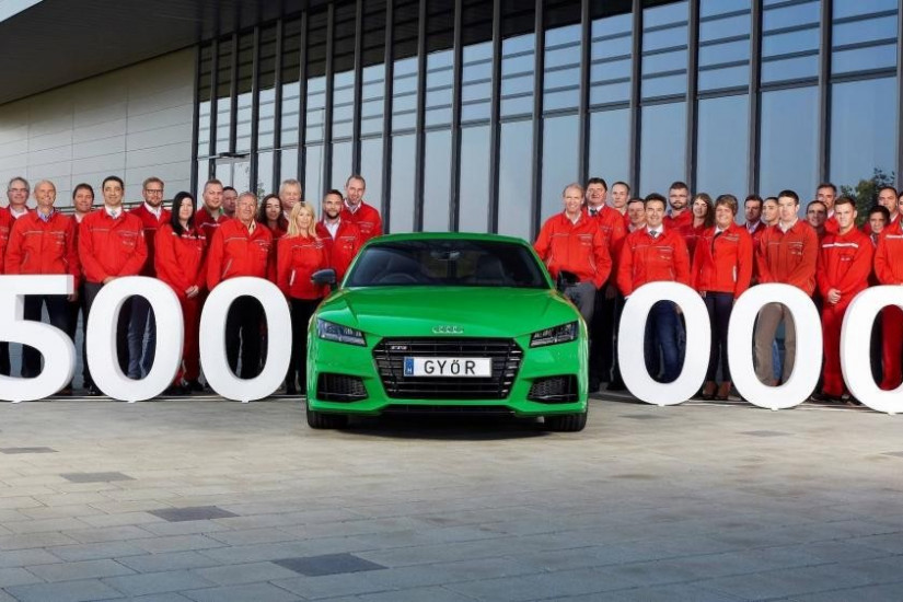 Timxe.net - Chiếc Audi TT thứ 500.000 của nhà máy ở Hungary đã xuất xưởng