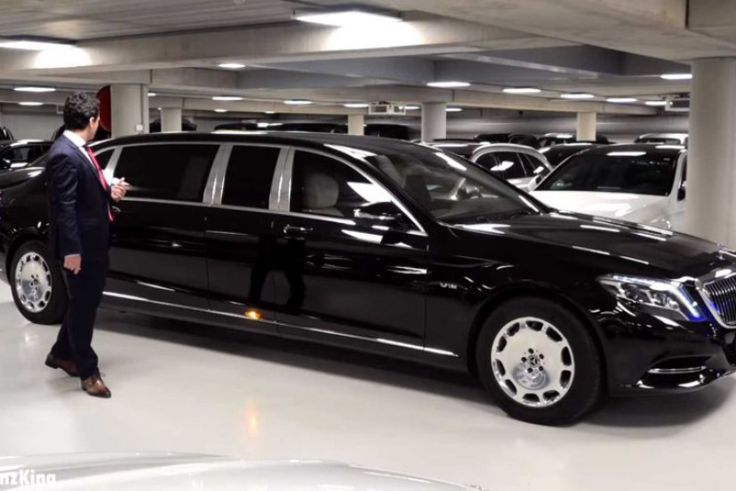 Cận cảnh Mercedes-Maybach S600 Pullman Guard 2019 có khả năng bảo vệ tối tân