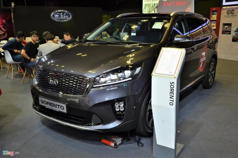 Kia Sorento bản nâng cấp tại Singapore