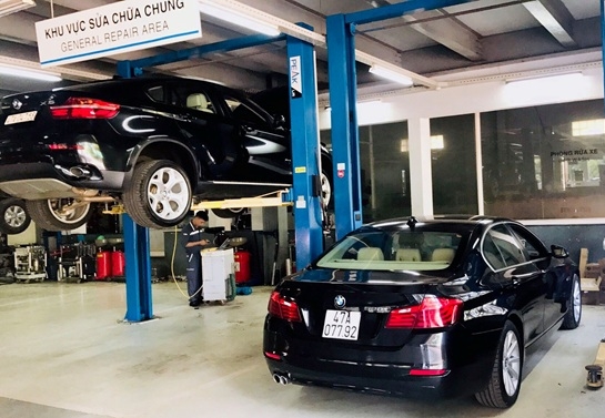thaco va bmw phoi hop thuc hien chuong trinh cham soc tan noi bmw service clinic