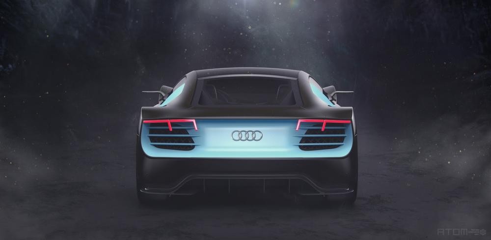 Thiết kế đuôi xe của Audi Atom