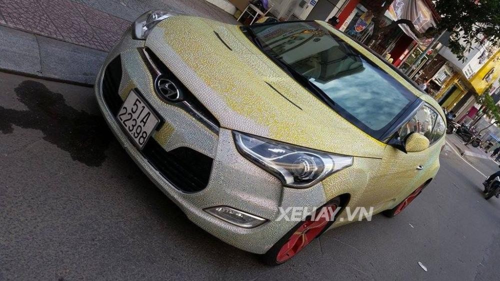 Huyndai Veloster nổi bật trên phố với 'chiếc áo pha lê lấp lánh'5.