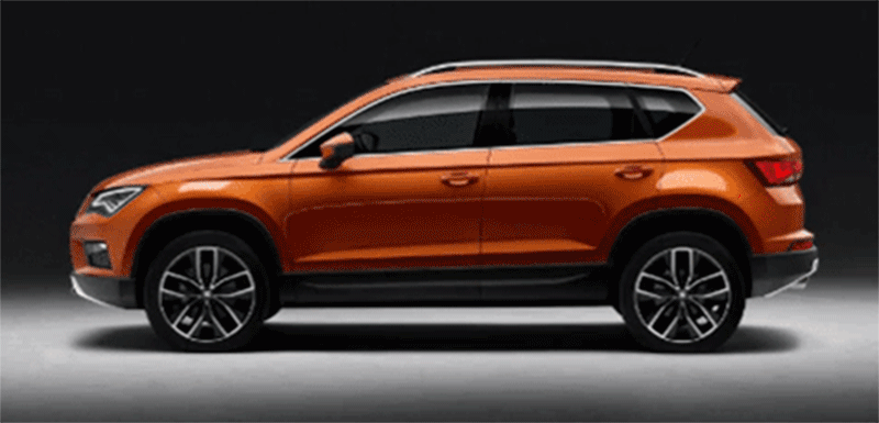 Skoda Karoq 2018 chung chạ đường gân bên sườn với Seat Ateca 2017